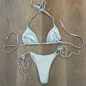 Monday Swimwear Silver Bikini